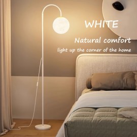 LED 3D Simulation Moon Floor Lamp, USB Plug-in Floor Lamp, Office Floor Lamp, Modern Romantic Art Floor Lamp, Bedside Lighting Floor Lamp, Portable Floor Lamp, Suitable for Home Lighting, Bedroom Lighting, Restaurant Lighting, Office Lighting