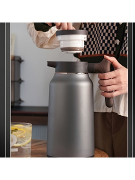 316 Stainless Steel Vacuum Insulated Water Heater - Large Capacity, No Electricity Needed, Portable for Home & Office Use, Durable & Easy to Clean, Perfect for Tea, Coffee, and More, Office Water Heater, Modern Kitchen Appliance, Easyclean Material, Small Coffee Thermo Flask, Thermo Flask With Cup, Thermo Flask For Hot, Thermo Flask Large, Thermo Flask Cup, Coffee Travel Mug, Coffee Mug, Tea And Coffee Jug, Kitchen Tools, Thermal Coffee Container, Thermo For Hot Water, Coffee Cup