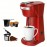 Single Coffee Maker 2in 1 for K Cup Pods & Ground Coffee 3 Color 6-14oz Drip Coffee Machine,  Modern Coffee Brewer, Compact Design, Highquality Materials, Multicup Brewer, Office Workers, Coffee Lovers