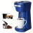 Single Coffee Maker 2in 1 for K Cup Pods & Ground Coffee 3 Color 6-14oz Drip Coffee Machine,  Modern Coffee Brewer, Compact Design, Highquality Materials, Multicup Brewer, Office Workers, Coffee Lovers