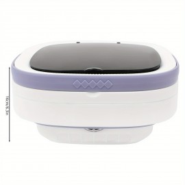 12 Liters Portable Folding Mini Washer - Upgraded Large Capacity for Underwear And Small Items, Suitable for Apartments, Dormitories, RV Traveling