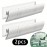 [2pcs Air Deflector] 2pcs Vertical Air Deflector Baffles with Hooks | Stylish White Plastic Design for Home & Office, Prevents Direct Blowing Air, Easy Installation, Modern Aesthetic, Sleek Finish